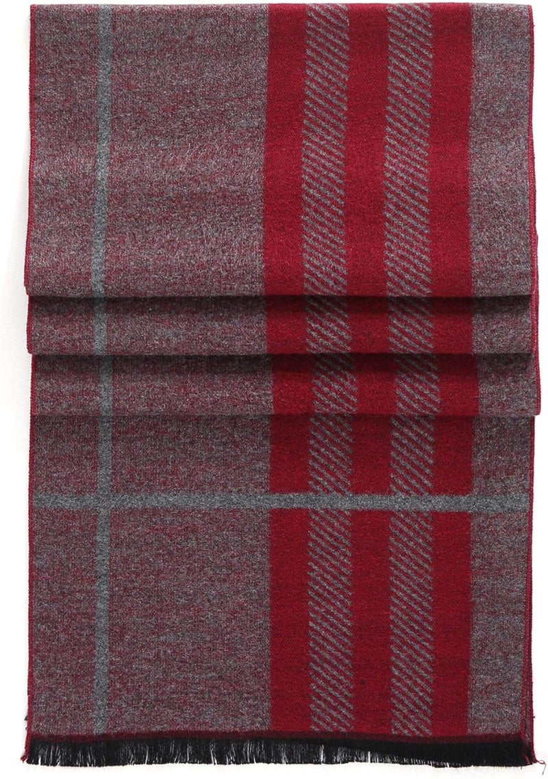 FULLRON Store Men Winter Scarf Soft Warm Long Cashmere Feel Scarves - Image 3